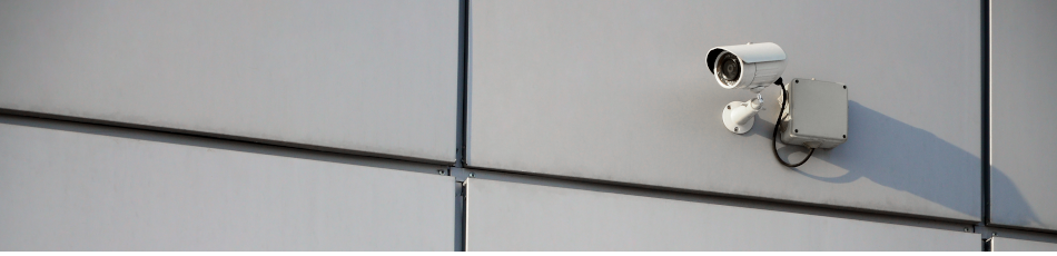 CCTV camera on ceiling